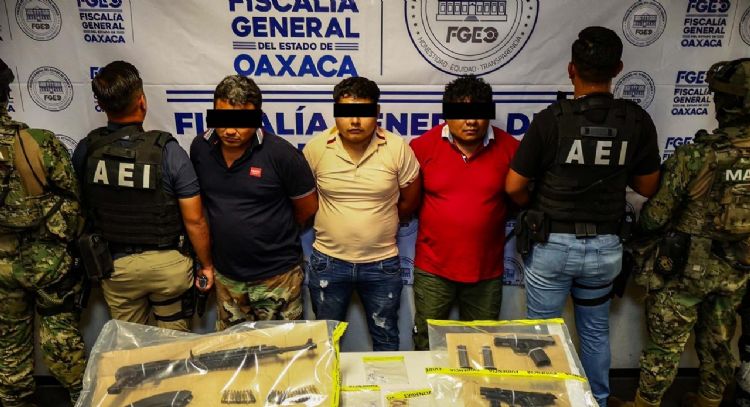 Caen tres hombres por asesinar a una pareja y a una niña de seis años en Oaxaca