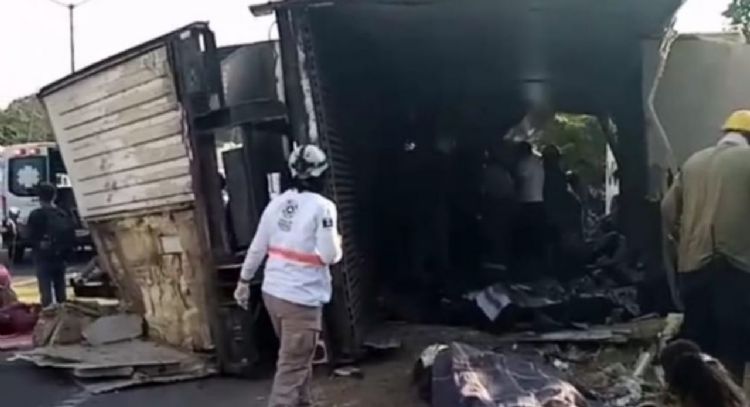 Guatemalteco se declara culpable por un choque en México que dejó 50 migrantes muertos