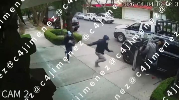 Policía se enfrenta a balazos con ladrones en Lomas de Chapultepec; un muerto (Video)