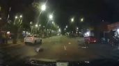 Foto ilustrativa de la nota titulada: Motociclista muere tras pasarse un semáforo en rojo y chocar contra Tesla en CDMX