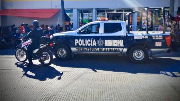 Detienen a director, subdirector y exagente de la policía de Tezontepec, Hidalgo