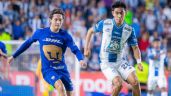 Foto ilustrativa de la nota titulada: Pachuca supera 1-0 al líder Pumas en la ida de las semifinales de la Liga MX (Video)