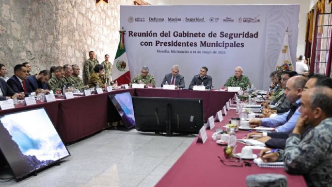 La extorsión, principal reclamo de alcaldes de Michoacán en reunión con García Harfuch