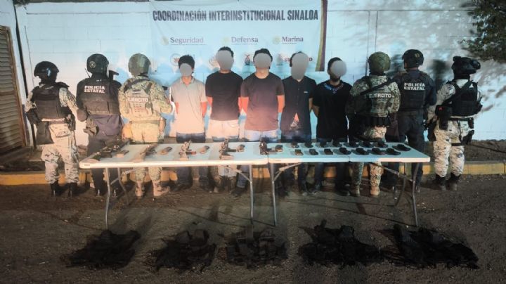 Madrugada en Culiacán registra choques armados, 10 detenidos y tres policías heridos