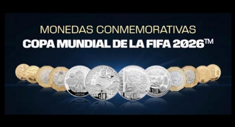 Banxico lanza monedas conmemorativas del Mundial 2026 (Video)