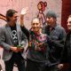 Sheinbaum visita el Street Child World Cup acompañada de U2 (Video)