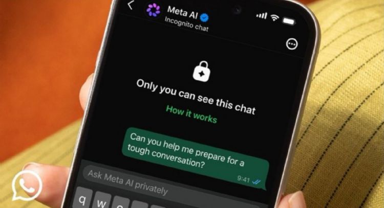 WhatsApp presenta el chat de incógnito para hablar de manera privada con Meta AI