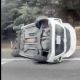 Caos vial en la Cuernavaca-México por accidentes y lluvia (Video)