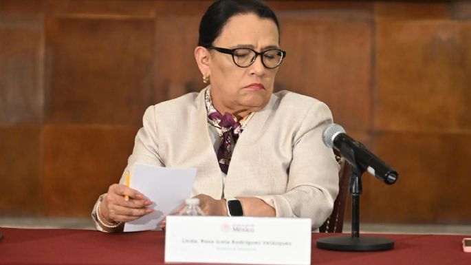 “¿Y yo por qué?”, responde Rosa Icela Rodríguez sobre el paradero de Rocha Moya (Video)