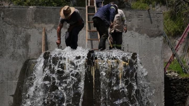 Cuatro días después de la megafuga en Xochimilco y Tlalpan... siguen las reparaciones