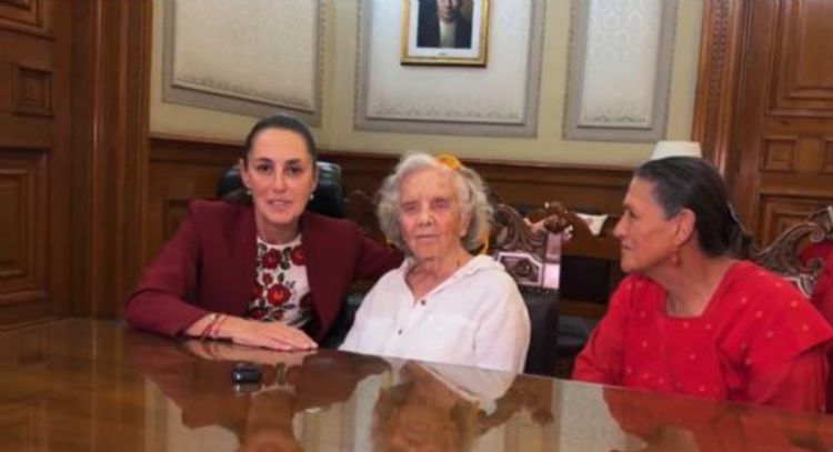 Sheinbaum felicita a Elena Poniatowska por su cumpleaños 94: “extraordinaria mujer”