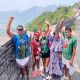 Atletas indígenas mexicanos ganan el oro, plata y bronce en el 23 Maratón de la Muralla China