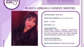 Desaparece una mujer tras acudir a una clínica estética en Puebla