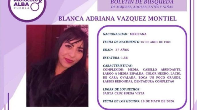 Desaparece una mujer tras acudir a una clínica estética en Puebla