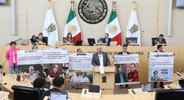 En Congreso de Guanajuato, PAN acusa a morenistas de nexos con el crimen organizado