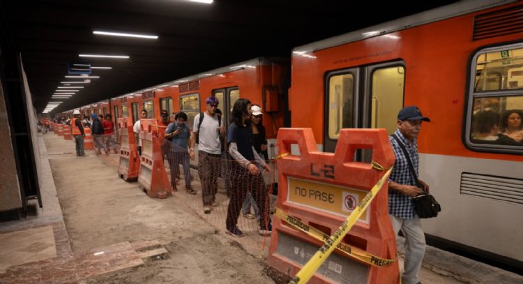 Obras del Metro comenzaron tarde por falta de recursos federales: Brugada