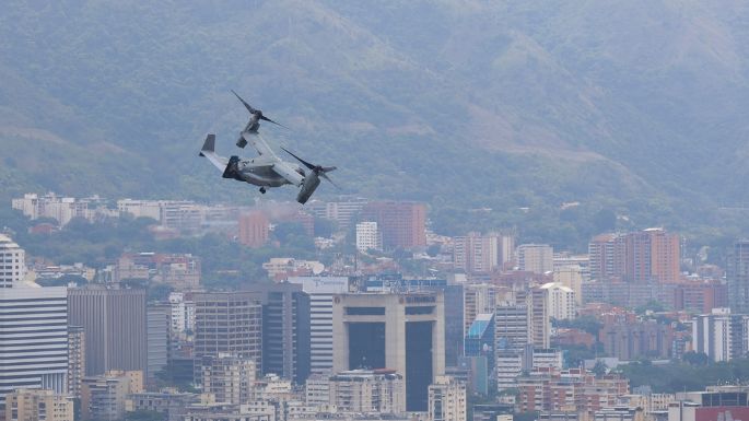 Aeronaves de EU sobrevuelan Caracas en medio de un “simulacro de evacuación"