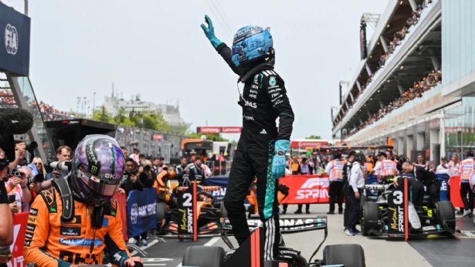 Russell logra la pole position del GP de Canadá pese a chocar con compañero de equipo, Antonelli
