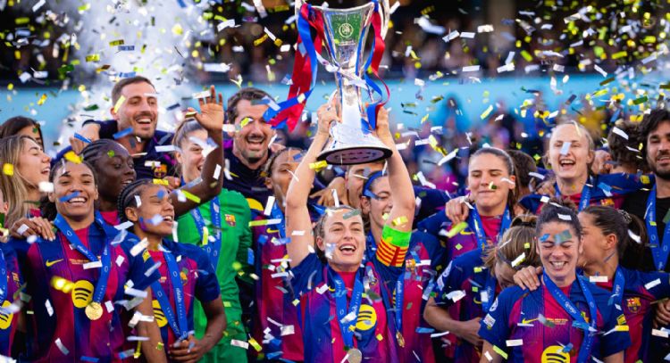 Barcelona gana su cuarta UEFA Women's Champions League tras golear 4-0 al OL Lyonnes