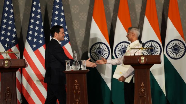 En su primer viaje oficial a India, Rubio intenta restablecer la confianza entre Washington y Delhi