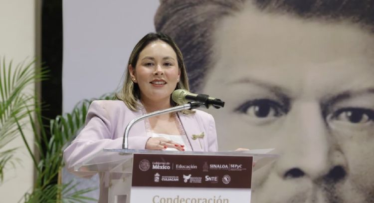 Gobernadora interina de Sinaloa evade una vez más responder sobre Rubén Rocha Moya