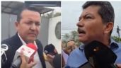 Foto ilustrativa de la nota titulada: Rocha Moya, Inzunza y Gámez llegan en vehículos blindados a la FGR; Castro y Almanza acuden a pie