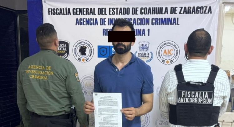 Detienen a extesorero de Gómez Palacio acusado de daño patrimonial por 17.9 millones de pesos