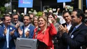 Foto ilustrativa de la nota titulada: Maru Campos, gobernadora de Chihuahua, asiste a la FGR para comparecer sobre agentes de la CIA