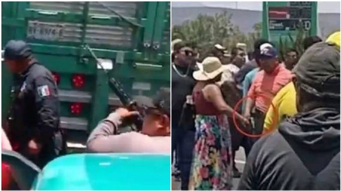 Captan a civiles armados y policías en desalojo violento de la CNTE en Mitla; FGEO investiga