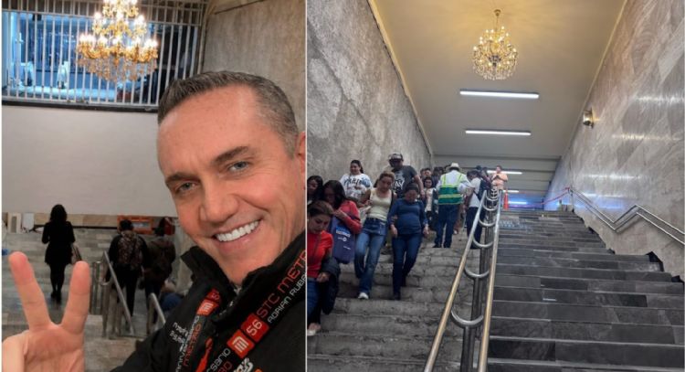 Rubalcava intenta unirse a tendencia por remodelación de estación Hidalgo y lo tunden en redes