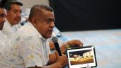Foto ilustrativa de la nota titulada: Presidente municipal y mandos policiacos de Mitla son presentados ante MP por agresión contra CNTE