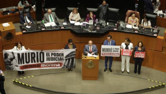 La 4T en el Senado aprueba el cambio de fecha de la elección judicial para 2028