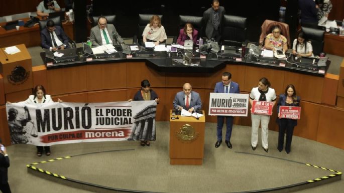 La 4T en el Senado aprueba el cambio de fecha de la elección judicial para 2028