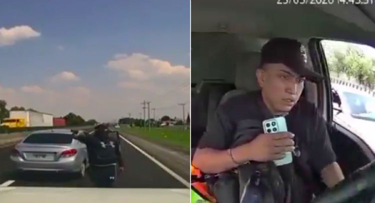 Captan atraco a camión con relojes de alta gama a la salida del AIFA (Videos)