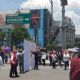 Vendedores de boletos de Lotería Nacional cierran Paseo de la Reforma