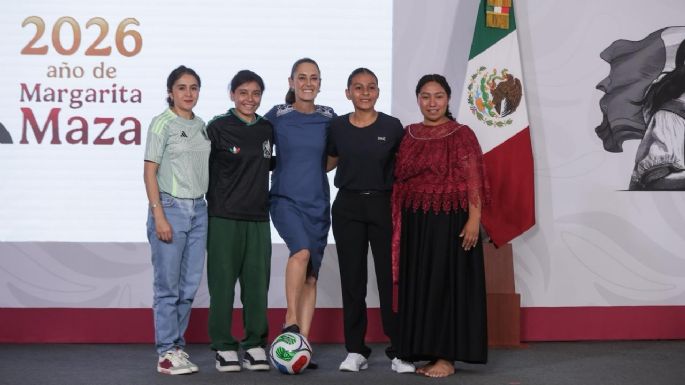Ellas son las ganadoras de boletos para el Mundial; así mostraron su talento en la mañanera (Video)