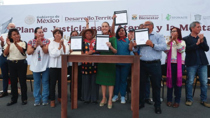 “Defendemos la soberanía”: Sheinbaum desde San Salvador Atenco