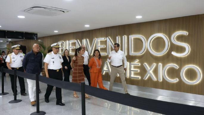 Sheinbaum entrega la primera fase de la remodelación del AICM