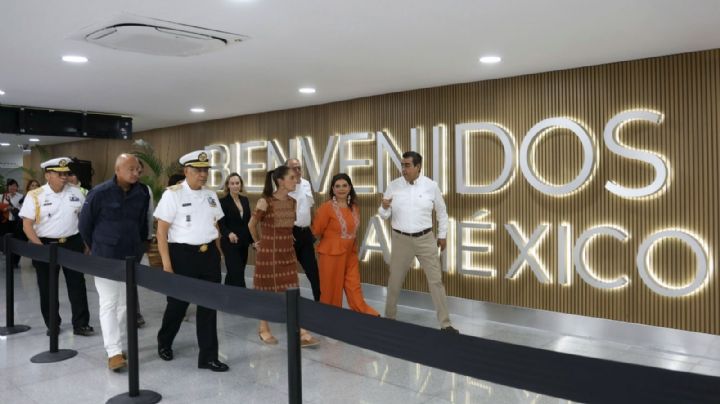 Sheinbaum entrega la primera fase de la remodelación del AICM