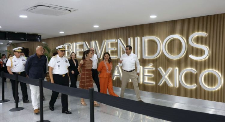 Sheinbaum entrega la primera fase de la remodelación del AICM