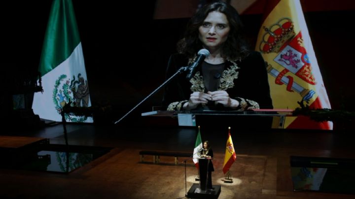 Díaz Ayuso celebra a Hernán Cortés en CDMX y se reúne con Alessandra Rojo de la Vega