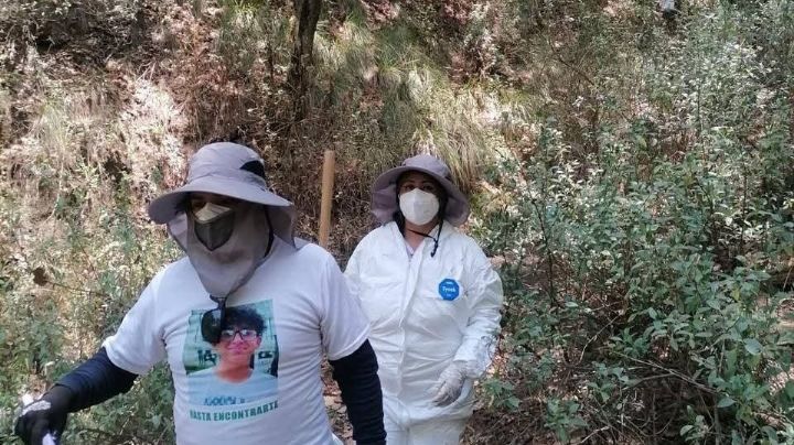 Colectivo localiza restos óseos y el cuerpo de un hombre en tres municipios del Edomex