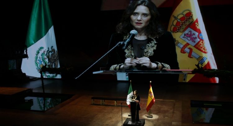 Díaz Ayuso celebra a Hernán Cortés en CDMX y se reúne con Alessandra Rojo de la Vega