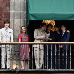 "Muchas gracias por amarnos tanto”, dice BTS desde Palacio Nacional (Videos)