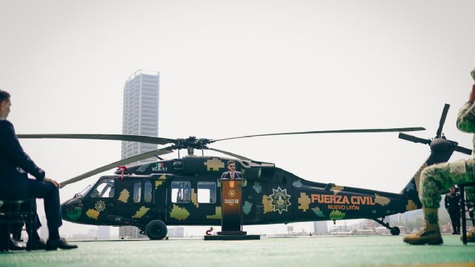 Nuevo león fortalece su blindaje aéreo con segundo black hawk