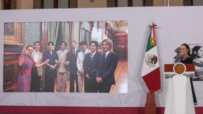 BTS regresará a México en 2027, presumió Sheinbaum (Video)