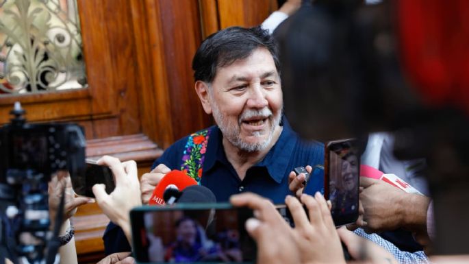 “EU puede hacer las listas que quiera”, dice Noroña tras la reunión con Sheinbaum (Video)