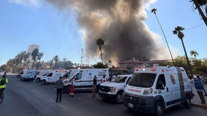 Incendio en plaza de Los Mochis deja cuatro personas muertas