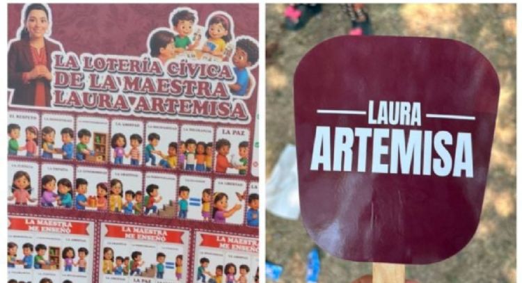 Diputadas exigen investigar reparto de propaganda de secretaria del Bienestar de Puebla en desfile