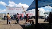 Foto ilustrativa de la nota titulada: Tras ataque de comando, comunidad de Acachuén, Michoacán, mantiene bloqueo carretero